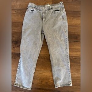 Abercrombie 90s straight ultra high rise size 33 curve love